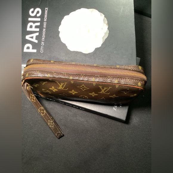 LOUIS VUITTON Monogram Marly Dragonne Clutch/ Wristlet - Picture 3 of 9